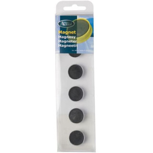 Magnetknappar ACTUAL 20mm svart 6/fp