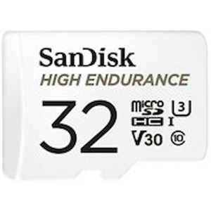 SanDisk High Endurance - Flash-minneskort (adapter, microSDHC
