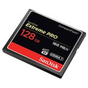SanDisk Extreme PRO - Flash-minneskort - 128 GB - CompactFlash