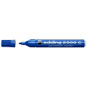 MÃ¤rkpenna Edding 2000C BlÃ¥, konisk, 3mm, 10st 10st