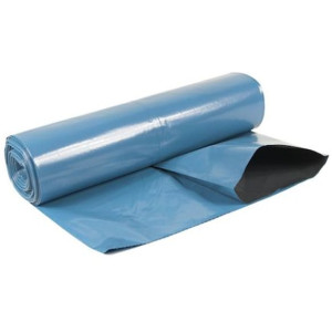 PlastsÃ¤ck COEX 125L 55my blÃ¥/sv 25/rl