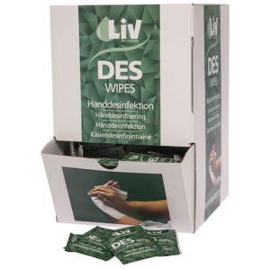Desinfektionsservett LIV Wipes 250/fp