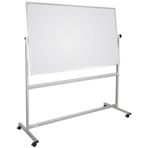 Whiteboard dubbelsidig emalj 150x120cm