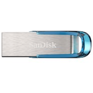SanDisk Ultra Flair - USB flash-enhet - 32 GB - USB 3.0 - blÃ¥