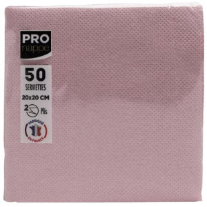 Servett PRONAPPE 20x20cm g.rosa 50/fp