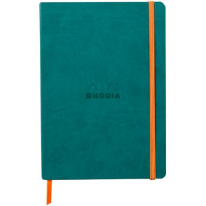 Rhodiarama soft A5 peacock dot ivory