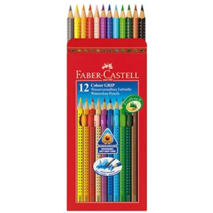 FÃ¤rgpenna Faber-Castell Colour Grip 2001, 12 fÃ¤rger