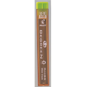 Blyertsstift Pilot Begreen 0,5 HB, 12 stift/tub, 10fp