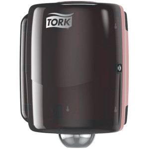 Dispenser Industritork TORK Maxi W2, rÃ¶d/svart