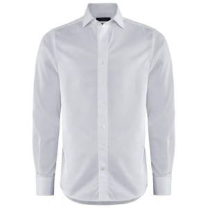 Skjorta BERKELEY Plainton tail vit L