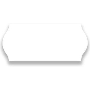 Prisetikett G2 Vit, permanent, 26x12mm, 9000/fp