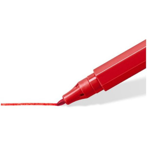 Fiberpenna STAEDTLER 326 1mm rÃ¶d 10st