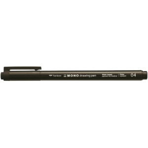 Fineliner Tombow MONO drawing 04 4st