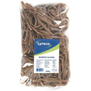 Gummiband LYRECO 150x5mm 500g 250/fp