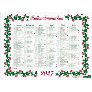 VÃ¤ggkalender Stora Hallonalmanackan 2027