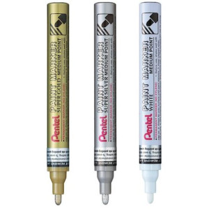 MÃ¤rkpenna PENTEL Paint Marker rund guld
