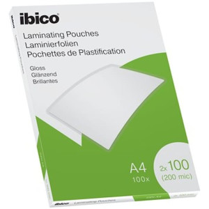 Laminat A4 100mic klar 100/fp