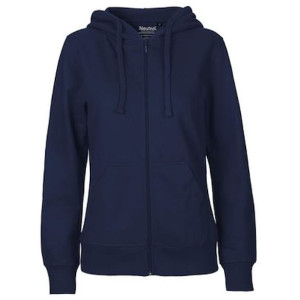 Hoodie zip NEUTRAL O83301 dam navy 2XL