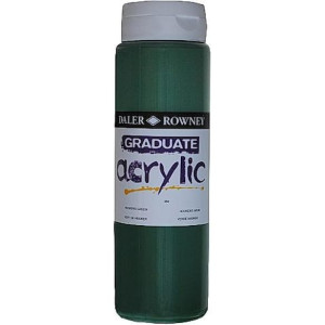 AkrylfÃ¤rg MÃ¶rkgrÃ¶n 500 ml DALER-ROWNEY