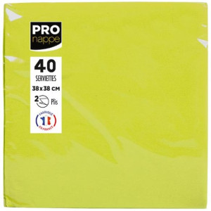 Servett PRONAPPE 38x38cm kiwi 40/fp