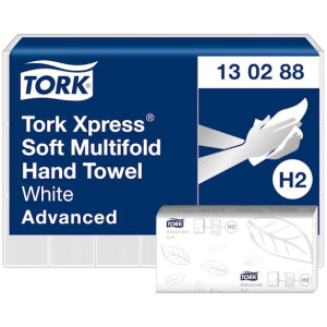 Pappershandduk TORK Advanced H2 Xpress, 2-lag, 2856/FP