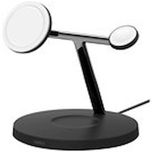 BC PRO 3in1 Qi2 15W Magnetic Adj. Charging Stand, Black