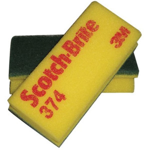 RengÃ¶ringssvamp ScotchBrite GrÃ¶n, slipmedel, 70x150mm, 10/fp 10st