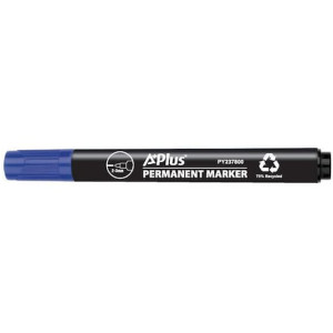 MÃ¤rkpenna A PLUS eco rund 1-3mm blÃ¥ 10st