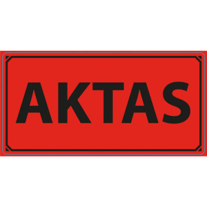 Varningsetikett Aktas 1000/rl