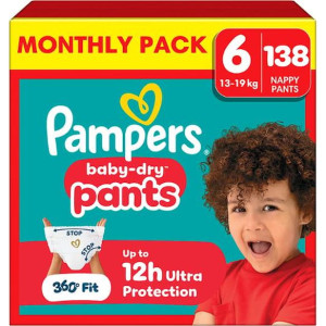BlÃ¶ja PAMPERS Baby Dry S6 13-19kg 138/fp