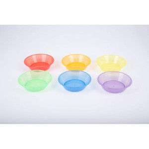 Transparent sorteringsskÃ¥l fÃ¤rgade 6/fp