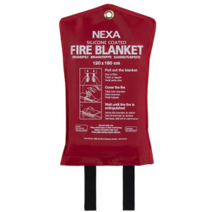 Brandfilt NEXA silikon 120x180cm rÃ¶d