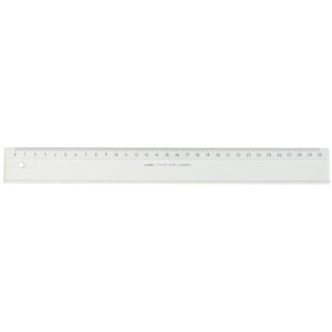 Linjal LINEX A1530M, 30cm, plast