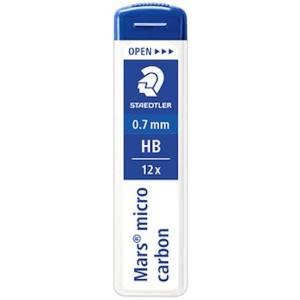 Blyertsstift Staedtler 0,7 HB, 12 stift/tub, 12fp 12frp