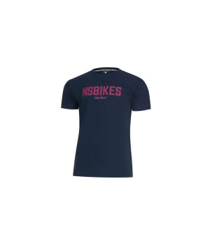 T-shirt ns bikes stay true navy