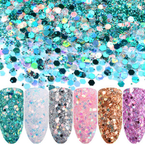 Kynsien glitter sekoitus - Rainbow