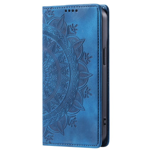 Samsung Galaxy S25 -lompakkokotelon kuoren kuoren Mandala-kukkakuvio