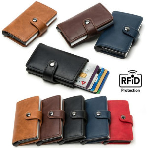 Lompakkokorttipidike - RFID- ja NFC-suojaus - 5 korttia