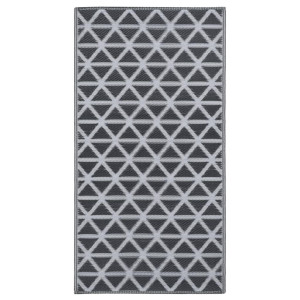vidaXL ulkomatto ARAKIL musta 160x230 cm PP