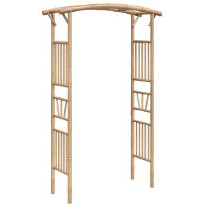vidaXL Ruusukaari bambu 118x40x187 cm