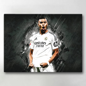 Canvas-taulut / Taulut - Mbappe - 40x30 cm - Canvastaulut