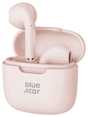 Blue Star Langattomat In-Ear-kuulokkeet Bluetooth TWS FI7 - Vaaleanpunainen