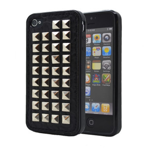 Niitattu nahkakuvioitu FlexiCase Apple iPhone 4S:lle