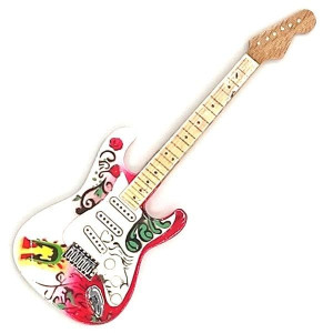 Jääkaappimagneetti: Jimi Hendrix - Fender Stratocaster - Monterey Pop (yksinoikeudella)