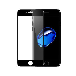 Apple Skärmskydd Privacy iPhone 7/8/SE 2020 - 3D Härdat Glas Svart (miljö)