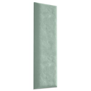 Panele tapicerowane 70x15 cm na ścianę prostokąt miętowy