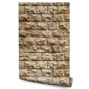 Tapeta Ścienna Kamienny MUR Cegła Dekor Efekt 3D 53x1000