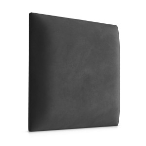 Panele tapicerowane  50x50 cm na ścianę kwadrat grafitowy