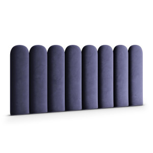 Panele tapicerowane 30x100 cm płotek magic velvet lawendowy