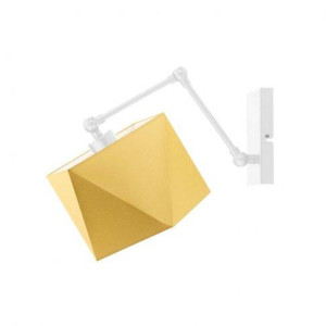 Ragulowany kinkiet z diamentowym abażurem AMARILLO